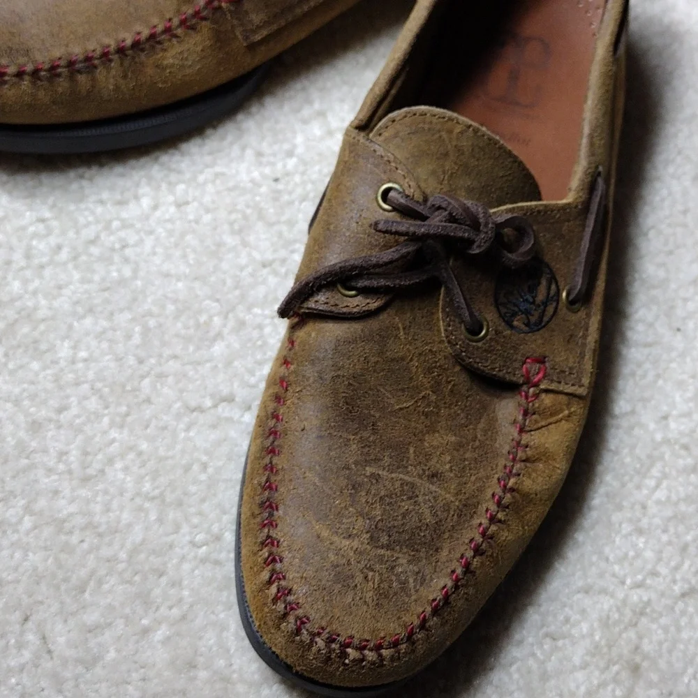 Allen Edmonds men's brown suede Sandlot NY Mets loafers. Size 8
